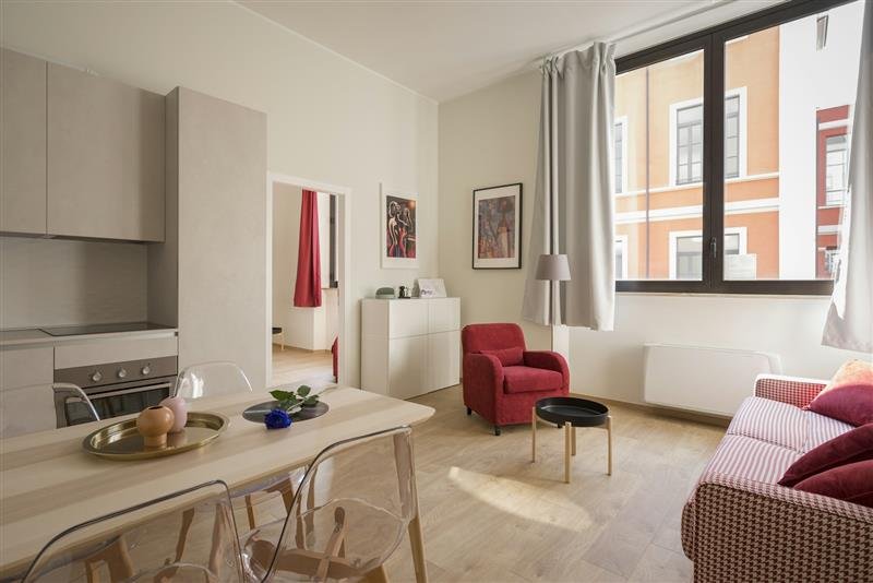 Apartamento pequeno organizado