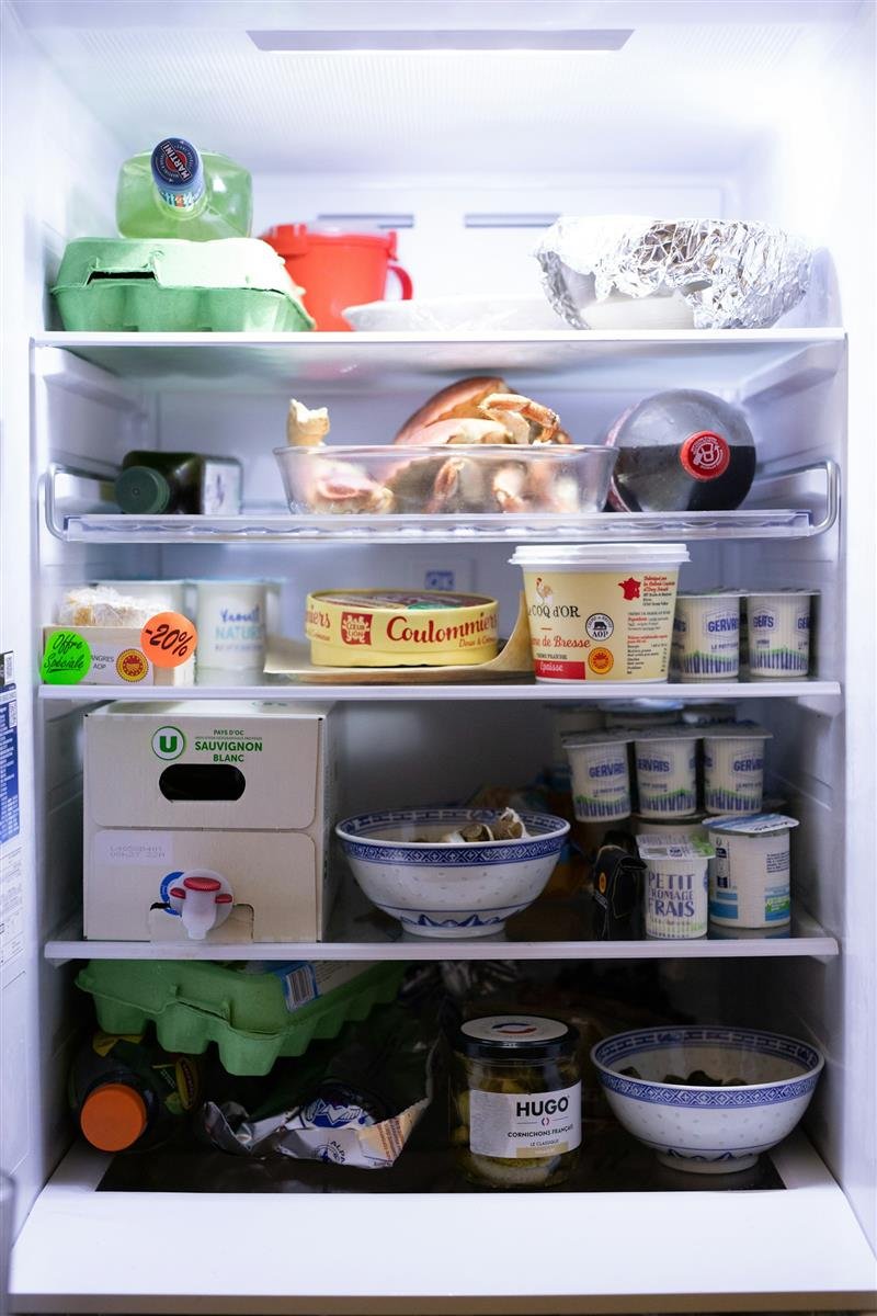 Geladeira organizada